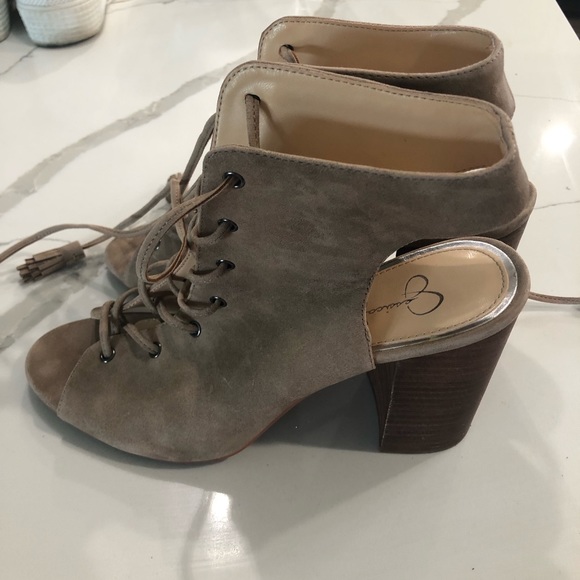 Jessica Simpson lace up heels - Picture 8 of 11